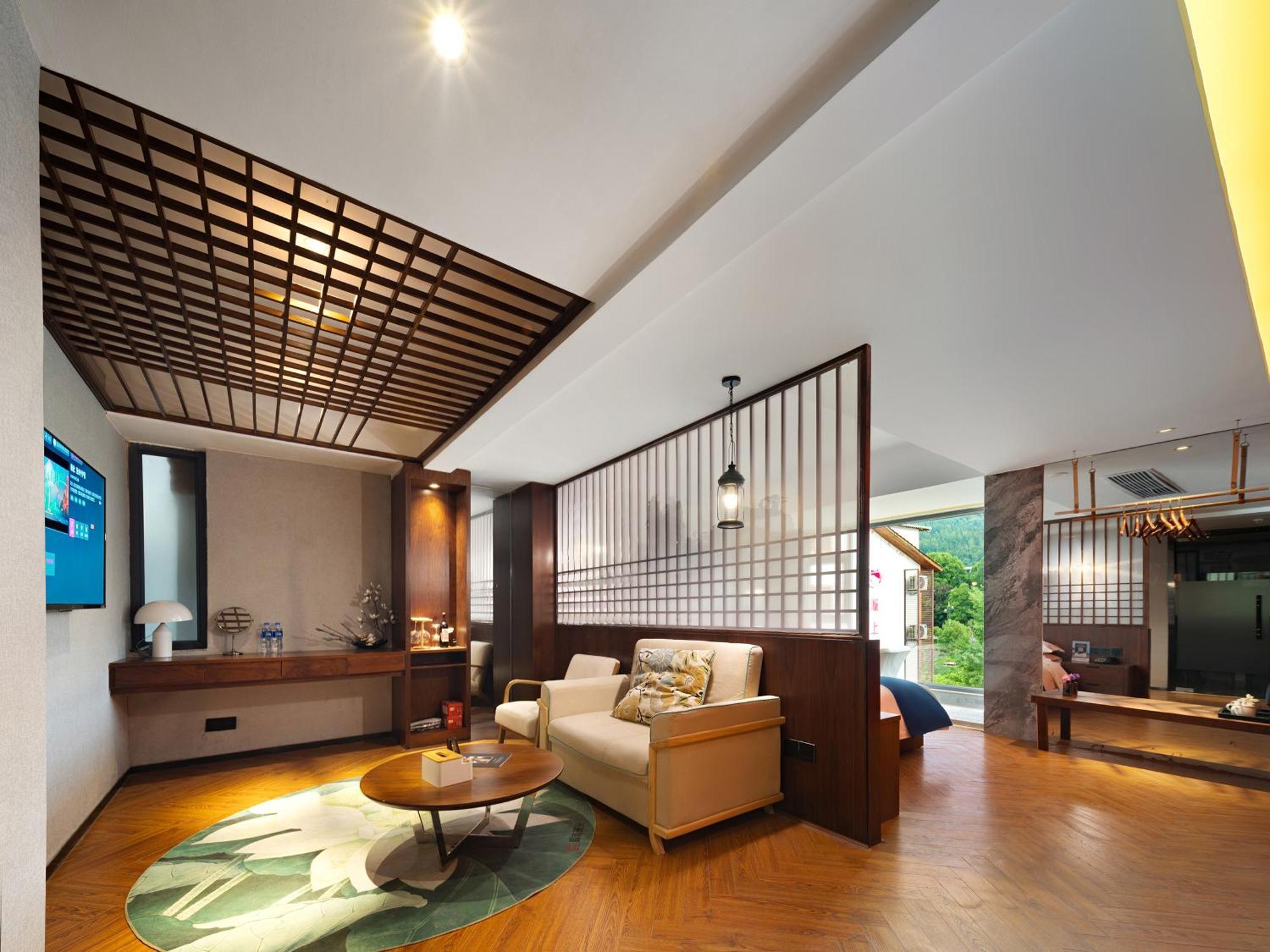 張家界武陵源北岸輕奢客棧 森林公園店 Hotell Zhangjiajie Eksteriør bilde
