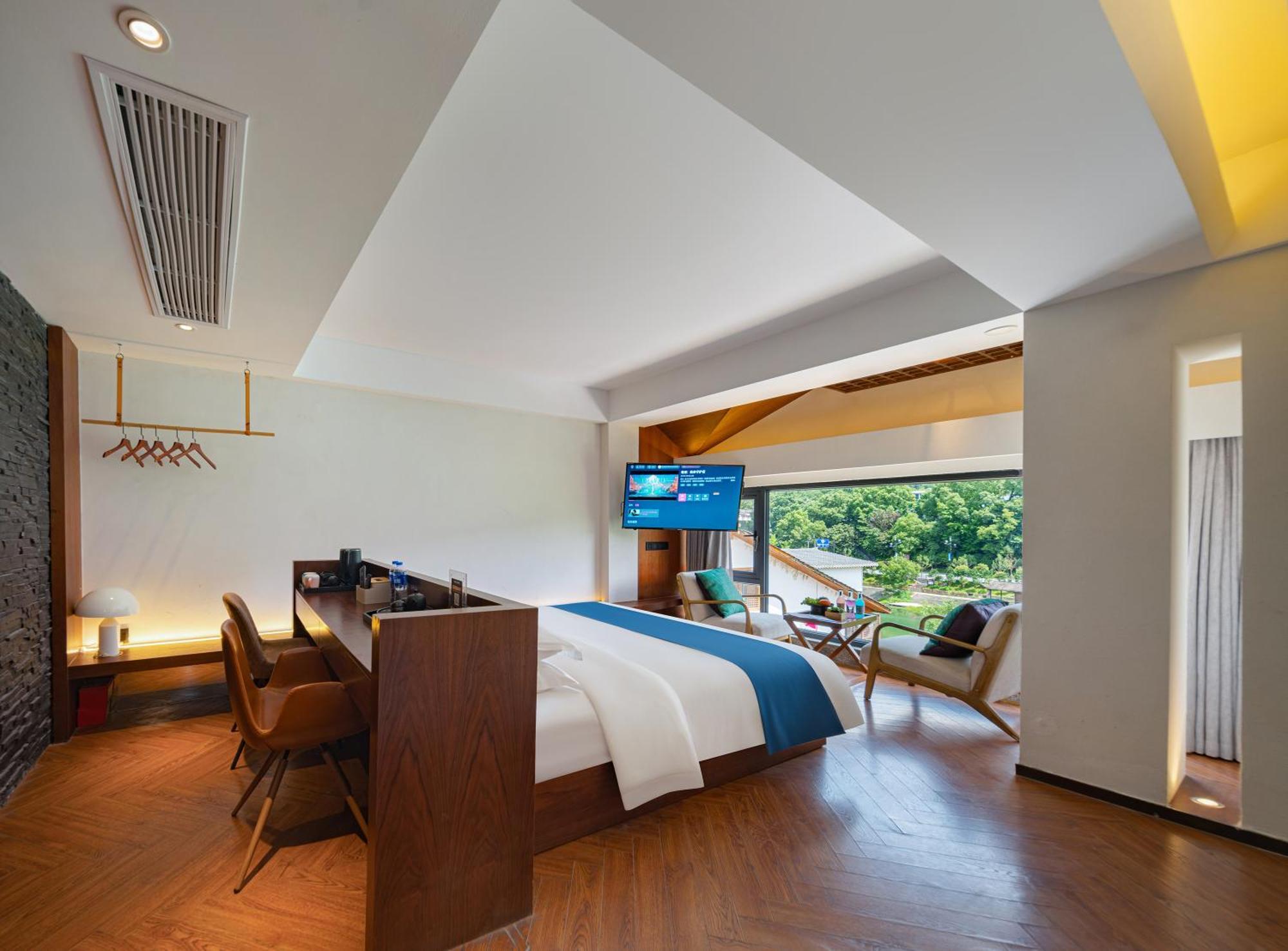 張家界武陵源北岸輕奢客棧 森林公園店 Hotell Zhangjiajie Eksteriør bilde